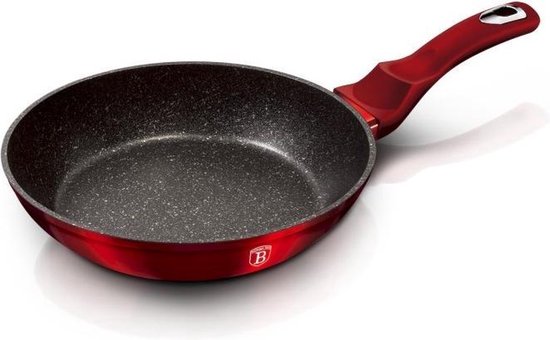 Berlinger Haus Poêle à Frire Bordeaux 30 Cm Aluminium Rouge