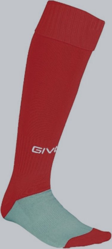 Chaussettes de Chaussettes de football Givova Calza Calcio C001, Rouge, Senior