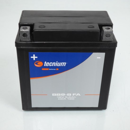 Batterie SLA Tecnium pour Scooter Piaggio 125 Liberty Rst Ptt 2005 à 2006 YB9-B / 12V 9.5Ah Neuf