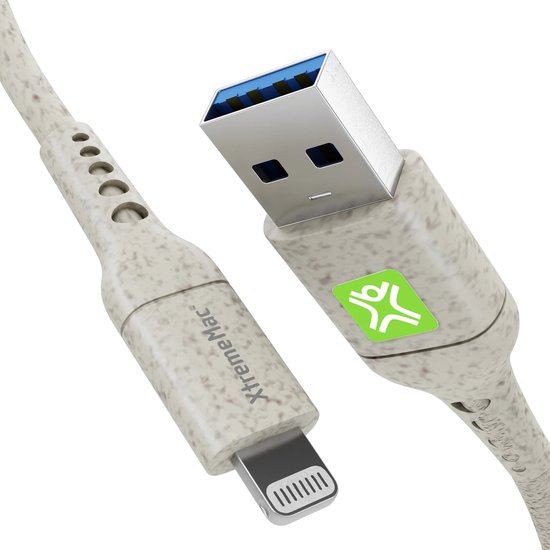 Cellularline (XtremeMac) – Câble de données ECO – Lightning vers usb-a – 2 mètres
