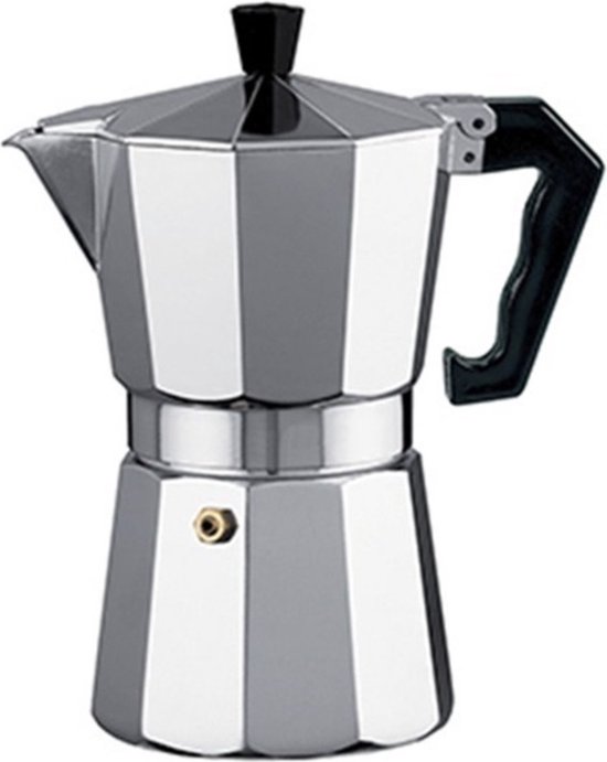Cafetière italienne Alessandro Percolator – 1 tasse – Aluminium – argent – 60 ml – Cafetière