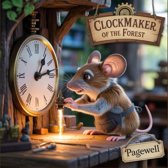 Clockmaker of the Forest Kids Story Book Kids Picture Book A Magical Woodland Adventure About Teamwork, Time, and the Power of Friendship for Kids Ages 4-8