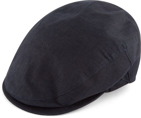 Casquette plate Lory bleu marine foncé