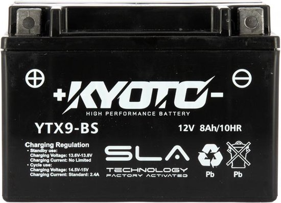 Batterie SLA Kyoto pour Moto KTM 640 LC4 YTX9-BS SLA / 12V 8Ah Neuf