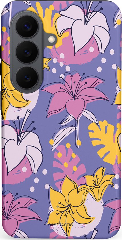 Coque Casetastic compatible avec Samsung Galaxy S26 – Étui protecteur double couche élégant – Lumière florale