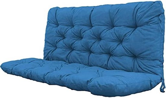 Coussins pour 2 coussins de canapé – 120x98x8 cm turquoise – coussin de canapé confortable Coussin de canapé