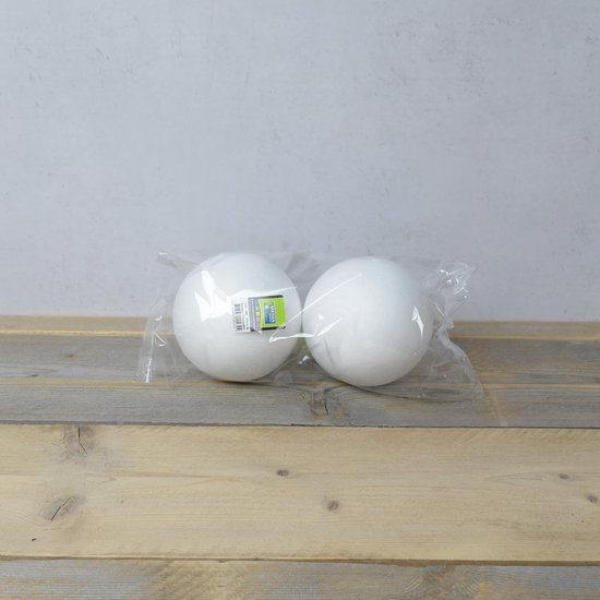 Boules en polystyrène Ø12cm 2pcs