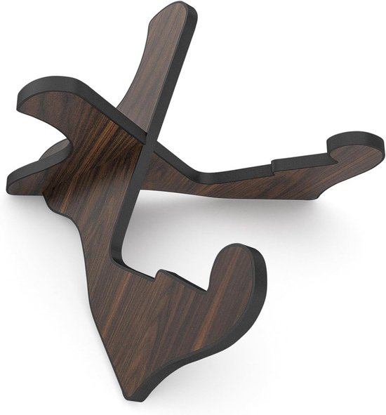 Chevalet de guitare électrique – 33*34*23 cm – Chevalet de guitare en bois – Chevalet de guitare vertical – Support d&rsquo;affichage pour guitares acoustiques et classiques – Présentoir – Pliable – Amovible – Pratique pour les voyages
