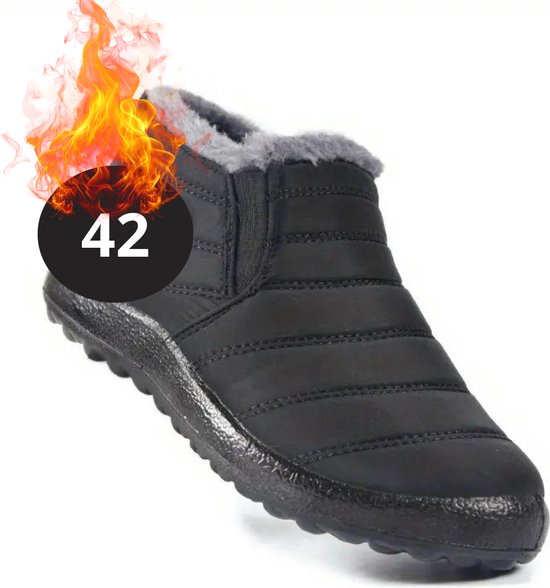 Bovista Bottes de neige pour femme – Raquettes – Bottes de neige – Femme – Sports d&rsquo;hiver – Ski – Chaussures de ski – Zwart – 42 – Faible