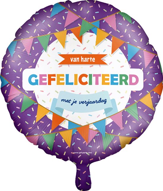 Ballon aluminium – Félicitations – 45 cm – Pdparty