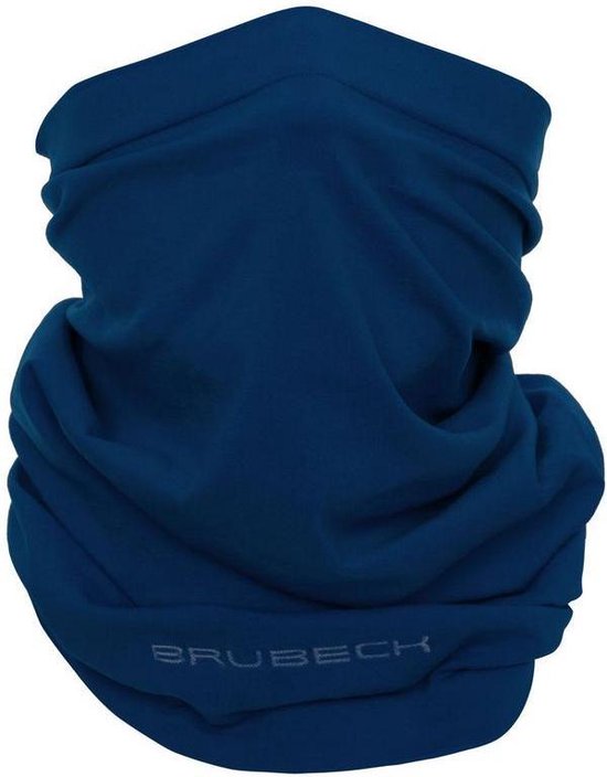 Brubeck | Tour de cou / Col roulé / Écharpe / Bandana / Foulard – Bleu marine – L / XL