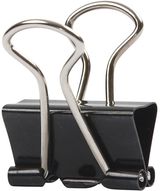 Clips rabattables, l: 19 mm, 40 pièces