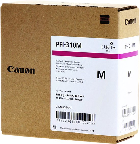 Canon PFI-310M, Encre à pigments, 330 ml