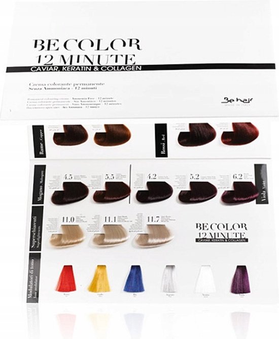 Be Hair Color Palette 12 minutes