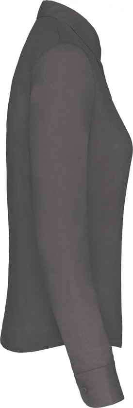 Chemise Kariban en popeline polycoton facile d&rsquo;entretien pour femme K549 – Urban Grey – XL