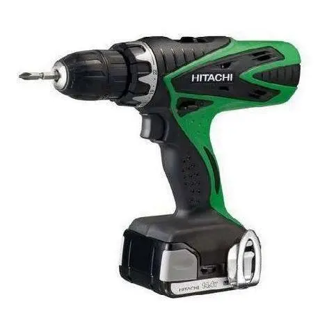 HITACHI – HIKOKI – Perceuse visseuse 13mm 14,4V 2ah li-ion (lampe & embouts) – DS 14DSFL LB