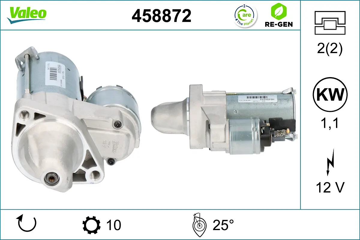 Démarreur VALEO 458872