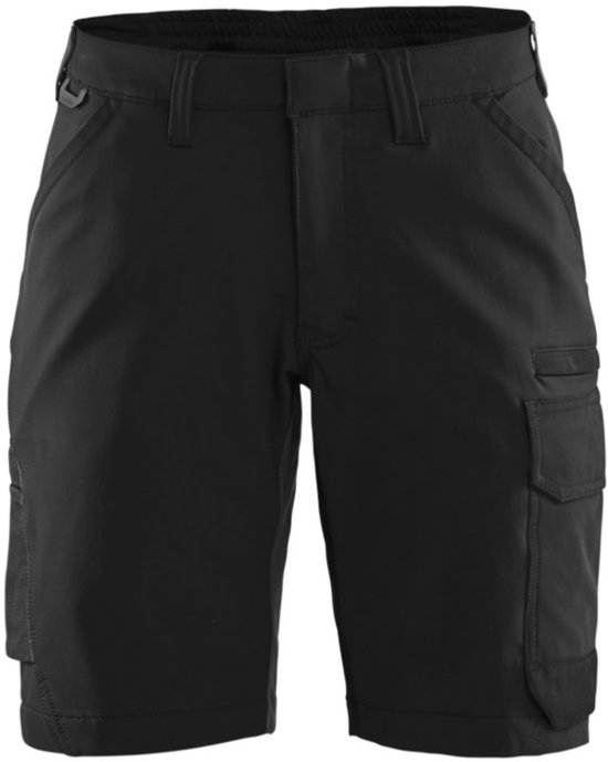 Blaklader Short de service pour femmes 4-Way Stretch 7123-1645 – Zwart/ Gris foncé – C40