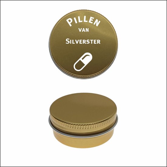 Boîte à pilules avec gravure du nom – Silvester