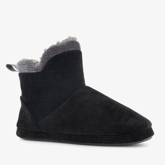 Chaussons homme doublés Thu!s noirs – Pointure 44 – Pantoufles femmes