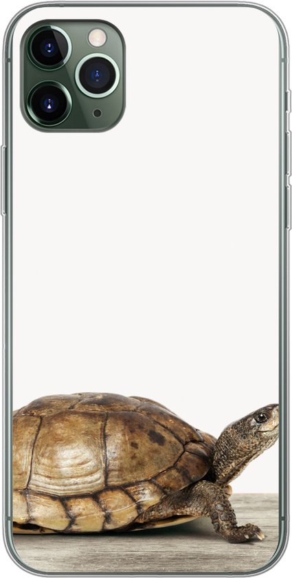 Coque iPhone 11 Pro Max – Enfants – Tortue – Enfant – Garçons – Filles – Kids – Coque de téléphone en Siliconen