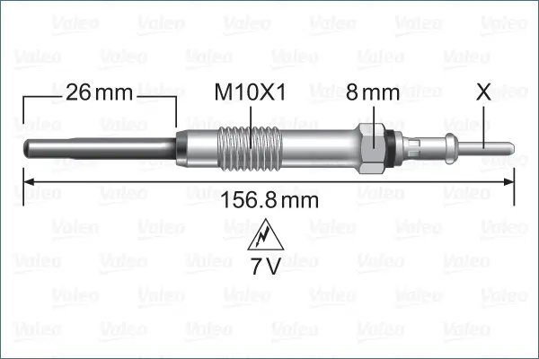 Bougie de préchauffage VALEO 345258