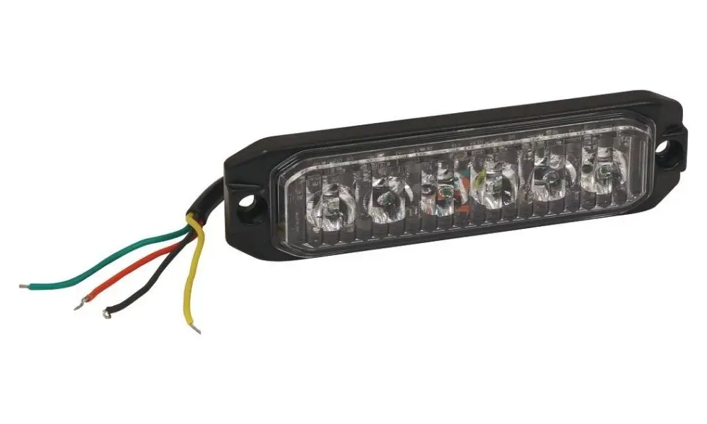 SODIFLASH – Feu de pénétration 6 LED 12/24V orange 11 flashs différents – blister – 16033