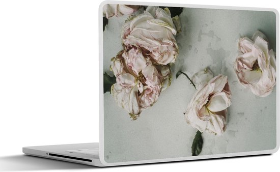 Autocollant pour ordinateur portable – 14 pouces – Roses – Fleurs – Fleurs séchées – 32x5x23x5cm – Autocollants pour ordinateur portable – Peau pour ordinateur portable – Couverture