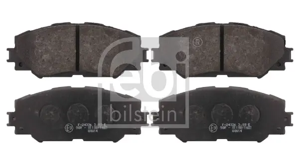 Jeu de 4 plaquettes de frein à disque FEBI BILSTEIN 16650