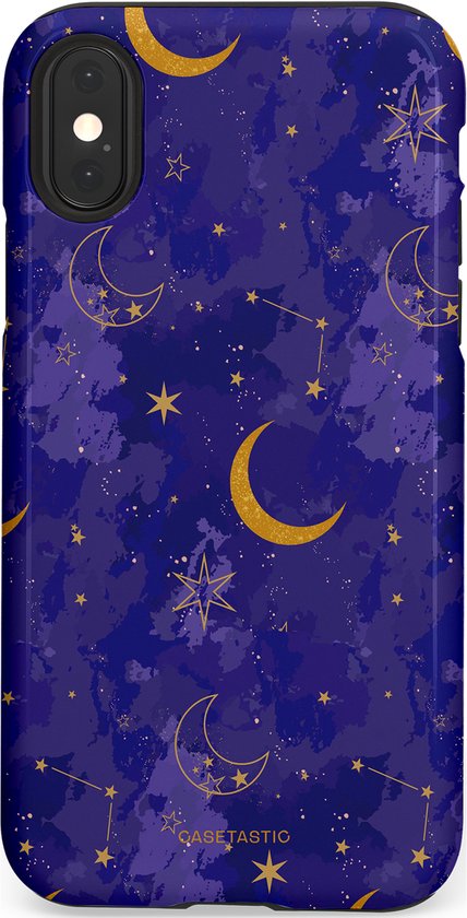 Étui Casetastic pour Apple iPhone X/Xs – Élégant étui de protection Duo couche – Nuit étoilée