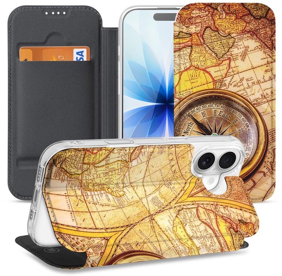 Étui portefeuille Apple iPhone 17 Boussole