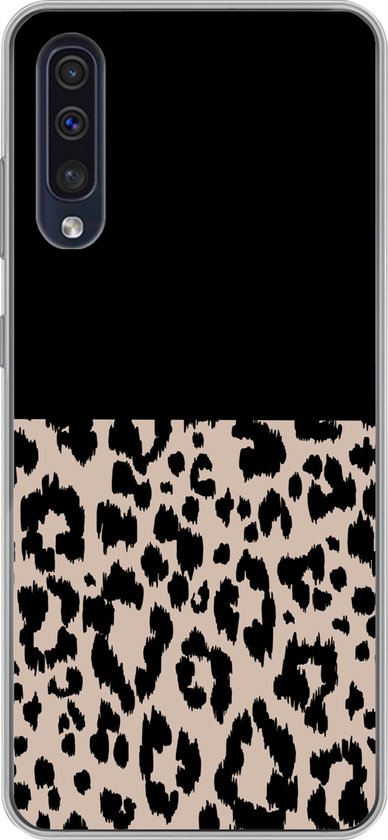 Coque Samsung Galaxy A30s – Imprimé Panthère – Animaux – Zwart – Siliconen