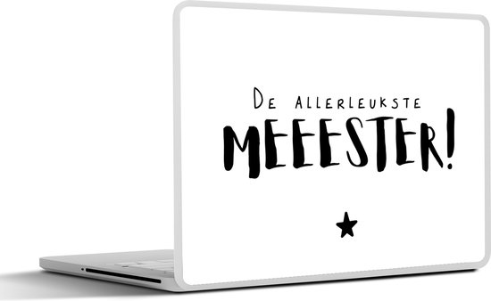 Autocollant pour ordinateur portable – 11,6 pouces – Le meilleur maître – Maître – Citations – Proverbes – 30x21cm – Autocollants pour ordinateur portable – Skin pour ordinateur portable – Housse