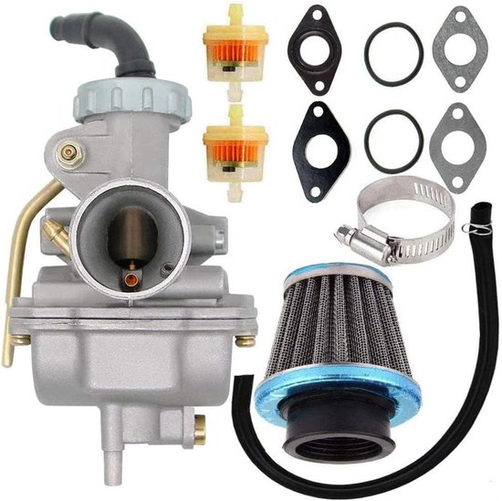 Carburateur pour moteur 4 temps 50 cc, 70 cc, 90 cc, 110 cc, 125 cc, ATV , UTV, CRF50F, CRF80F, XR50R avec filtre