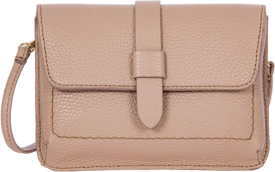BRIC&rsquo;S Cuir Sac à épaule bandoulière Gondola Garofano Mini Purse Cameo Vieux rose