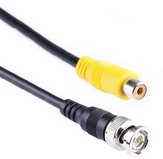 Câble BNC (m) – RCA tulipe (f) | RG59 | 75 ohms | 1 mètre