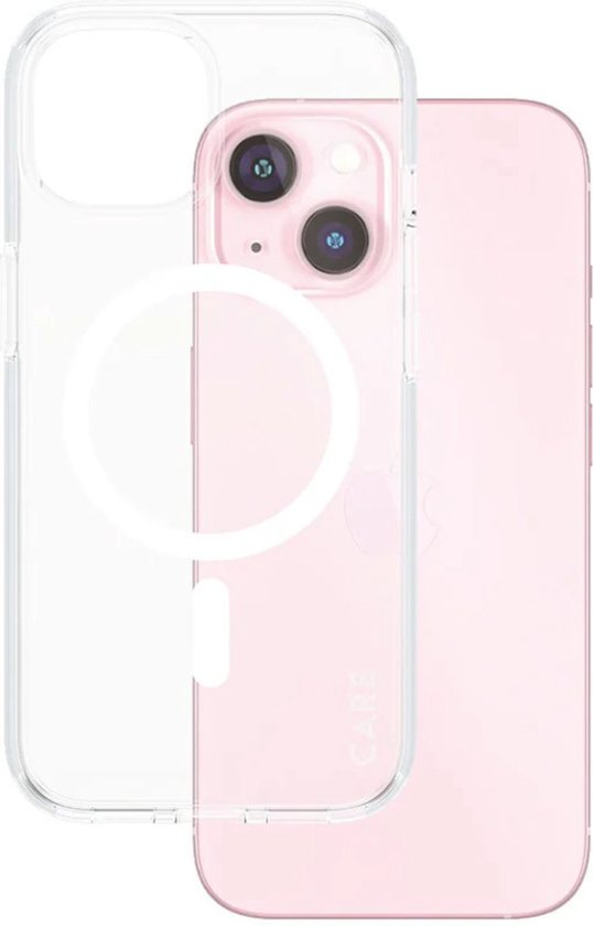 Étui Flagship CARE by PanzerGlass – Combat urbain transparent avec. – iPhone 15 MagSafe Wit