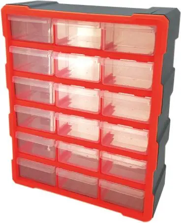 DRAKKAR EQUIPEMENT – Casier de rangement – 47x38x16cm – 18 compartiments – 72563