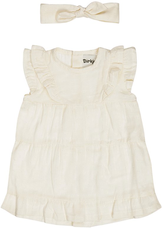 Dirkje Robe Filles – Blanc cassé