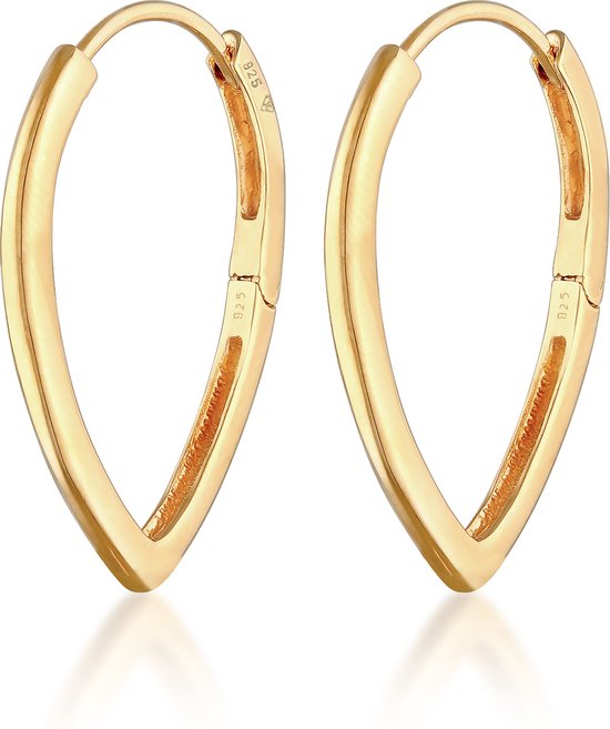 Elli Boucles d&rsquo;oreilles d&rsquo;Oreilles Femme Drop Design Basic en Argent Sterling 925