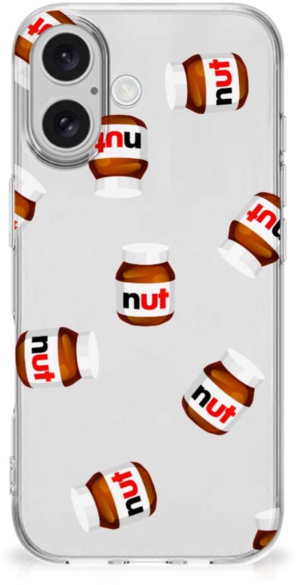 Coque pour iPhone 16 TPU Bumper Silicone Étui Housse Nut Jar
