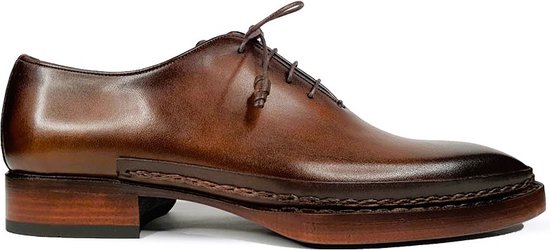 Chaussures Ferro – Goodyear Welted Oxford BARCLAY – Cognac – Taille 43 – Cuir véritable – Handgemaakt