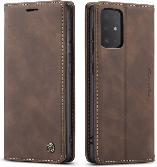 Étui Samsung Galaxy S20 Plus – Étui CaseMe Book – Marron foncé