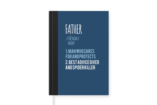 Carnet – Cahier d&rsquo;écriture – Citations – Dictons – Père – Dictionnaire – Papa – Carnet – Format A5 – Bloc-notes