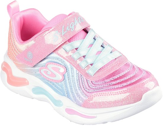 Baskets pour femmes Skechers S -Lights Wavy Chaussures pour femmes OMBRE EXPRESS 302327L PKMT