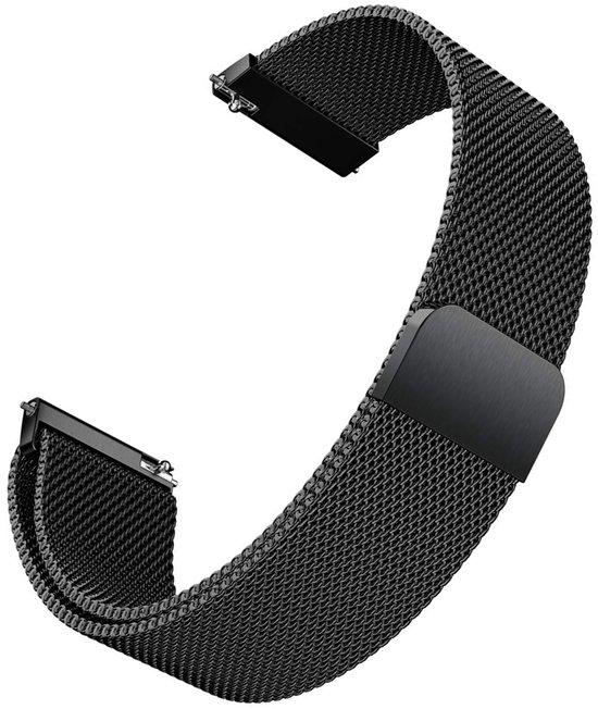 Bracelet magnétique en acier inoxydable Zwart compatible avec les montres Huawei Watch GT 6 (Pro) 46 mm / Watch 5 46 mm / Ultimate / Ultimate 2