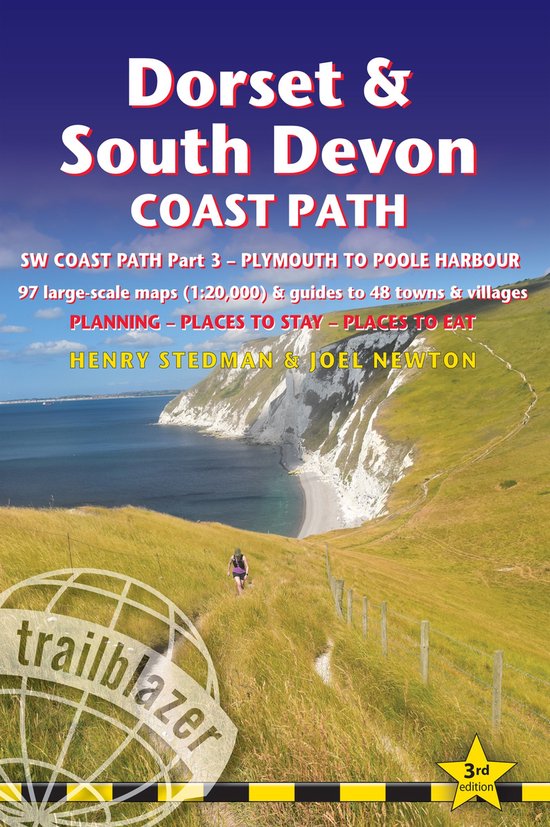 Trailblazer Guides- Dorset and South Devon Coast Path – guide and maps to 48 towns and villages with large-scale walking maps (1:20 000) Plymouth to Poole Harbour – Planning, places to stay and places to eat