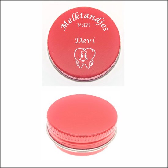 Boîte De Conserve Dents De Bébé Avec Gravure De Nom – Devi