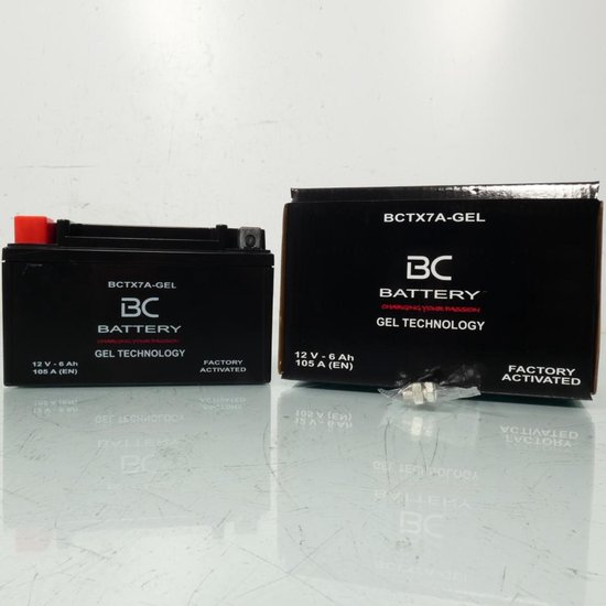 Batterie SLA BC Battery pour Scooter Peugeot 125 Django 2T Sport 2014 YTX7A / 12V 6Ah Neuf