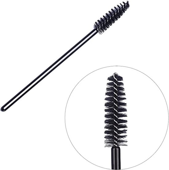 CHPN – Pinceau à cils – Pinceaux à cils – 10 Pièces – Pinceau à Maquillage – Pinceau à mascara – Pinceaux à cils – Pinceau à sourcils – Pinceau à yeux – Zwart – Pinceau